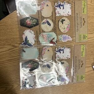 Scrapbook Stickers/ Rub Ons LARGE LOT OF 32 PACKS SO MANY THEMES-SO MANY PIECES!